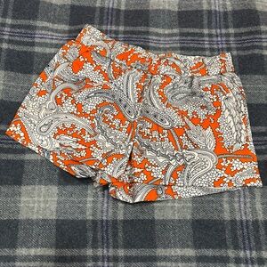 J Crew Paisley Shorts